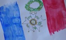 Dessin réalisé par Giuliana - 8 ans - lauréate du concours SMLH Var "Dessine-moi la Legion d'honneur", Comité du Golfe de Saint-Tropez